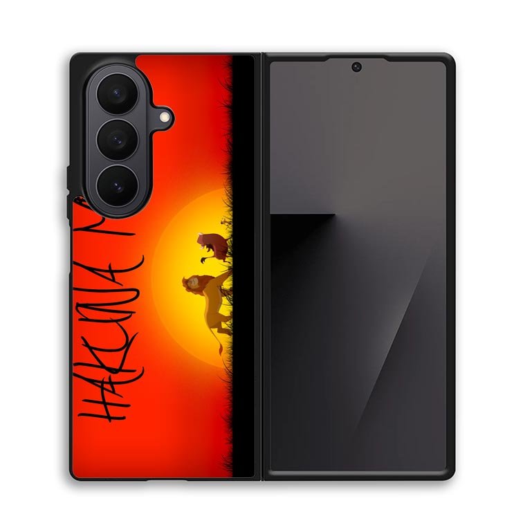 Lion king hakuna matata X1249 Samsung Galaxy Z Fold 7 Case
