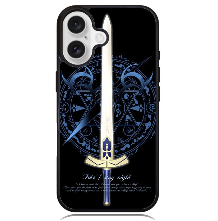 Fate Stay Night Excalibur X1335 iPhone 16 Plus Case