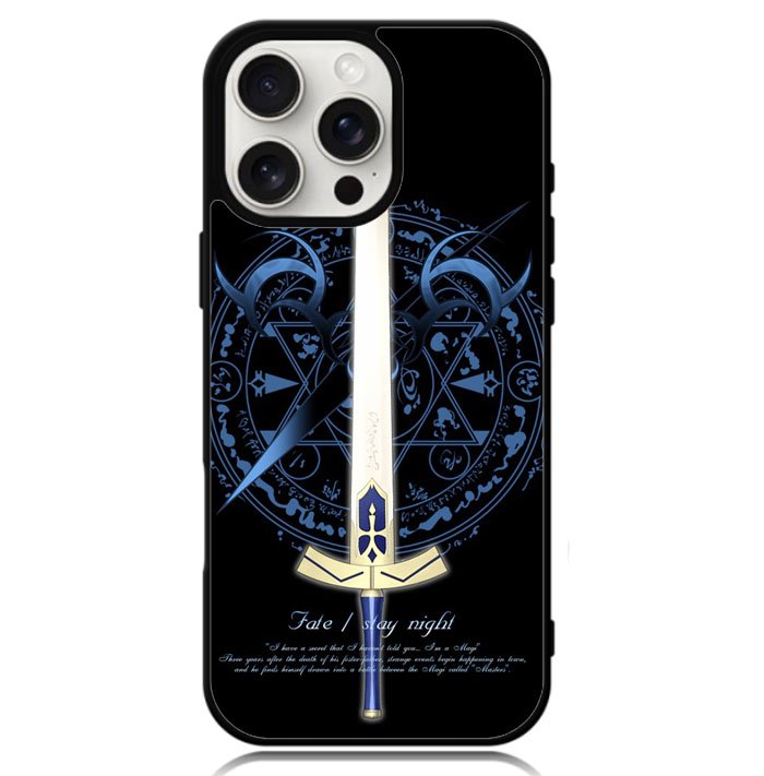 Fate Stay Night Excalibur X1335 iPhone 16 Pro Max Case