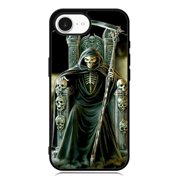 Grim Reaper Skeleton King iPhone 16e Case