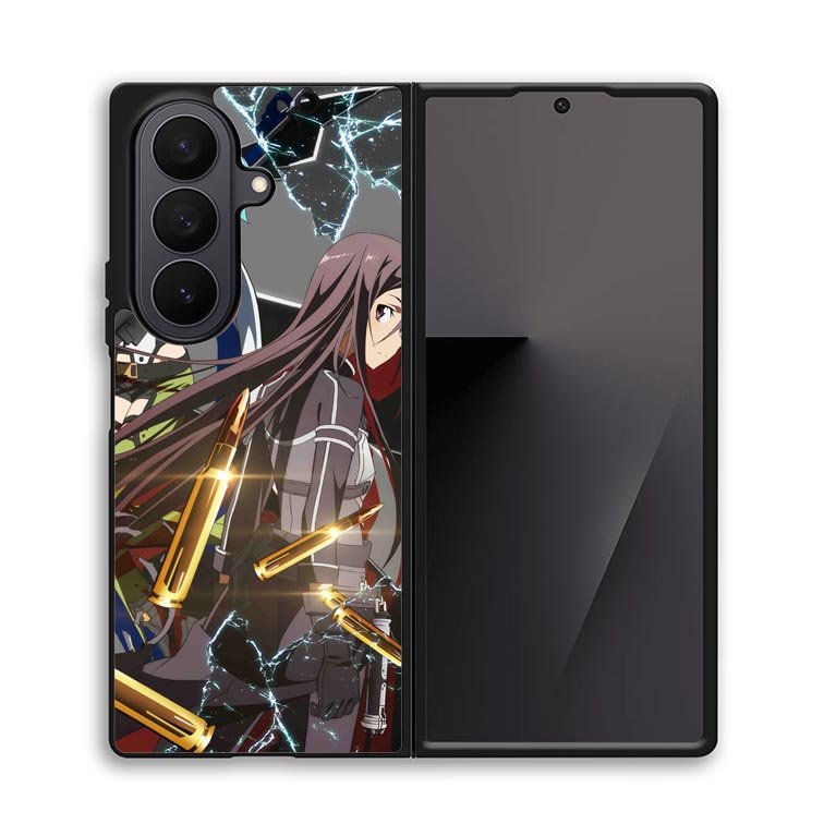 Gun Gale Sinon Kirito X1366 Samsung Galaxy Z Fold 7 Case