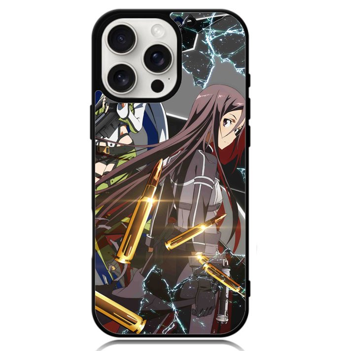 Gun Gale Sinon Kirito X1366 iPhone 16 Pro Case
