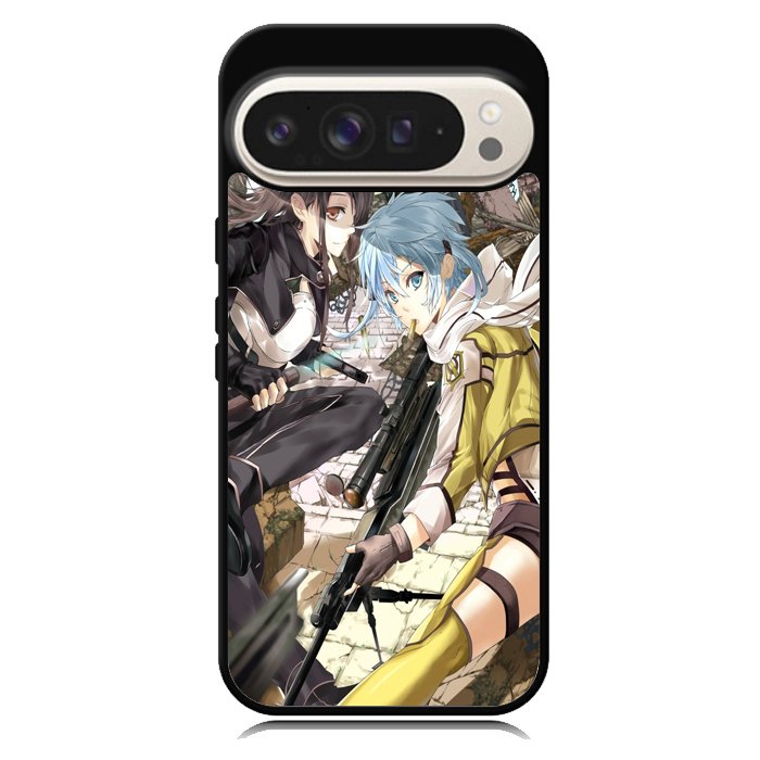Gun Gale Sinon Kirito X1396 Google Pixel 10 Pro XL Case