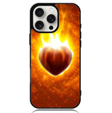 Love Burning Heart  X1458 iPhone 16 Pro Max Case
