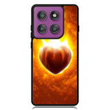 Love Burning Heart  X1458 Motorola Moto Edge 2025 | Moto Edge 60 Fusion | Moto Edge 60 Pro Case