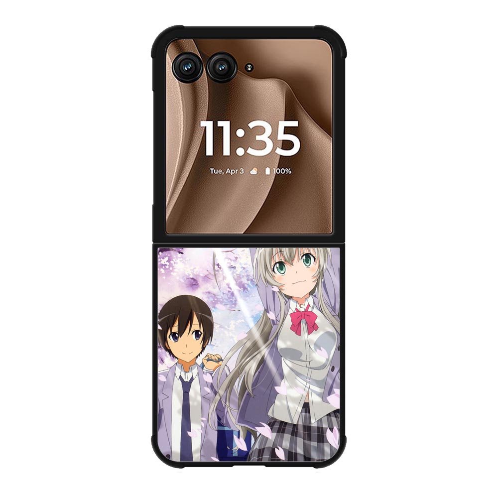 Haiyore Nyaruko-san Nyaruko X1528 Motorola Moto RAZR Plus 2025 Case