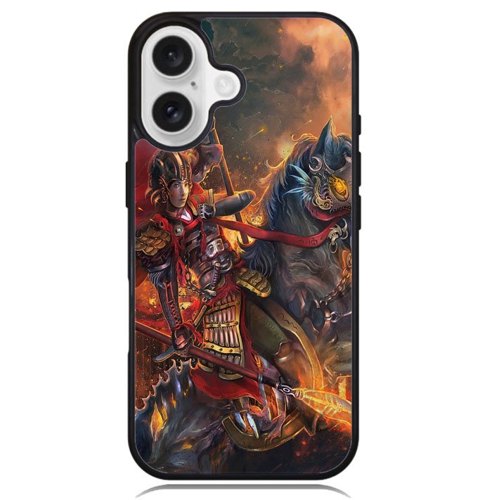 Horse Knight Warrior Painting X1551 iPhone 16 Plus Case