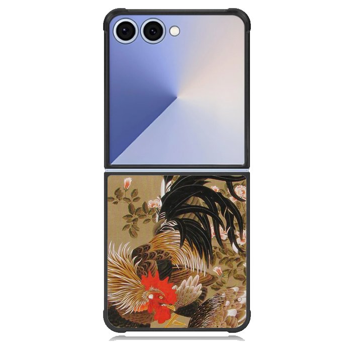 Ito Jakuchu Rooster  X1552 Samsung Galaxy Z Flip 7 Case