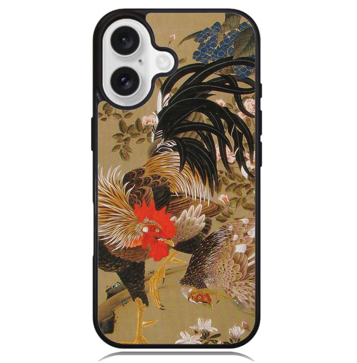 Ito Jakuchu Rooster  X1552 iPhone 16 Case