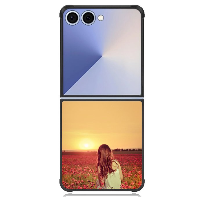 Girl In Red Flowers  X1710 Samsung Galaxy Z Flip 7 Case