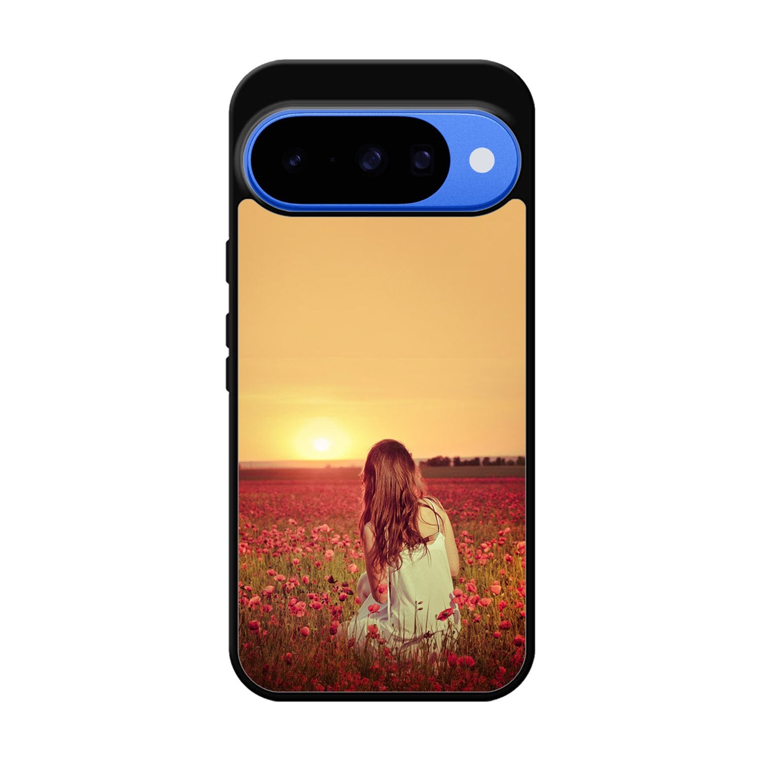 Girl In Red Flowers  X1710 Google Pixel 10 Case
