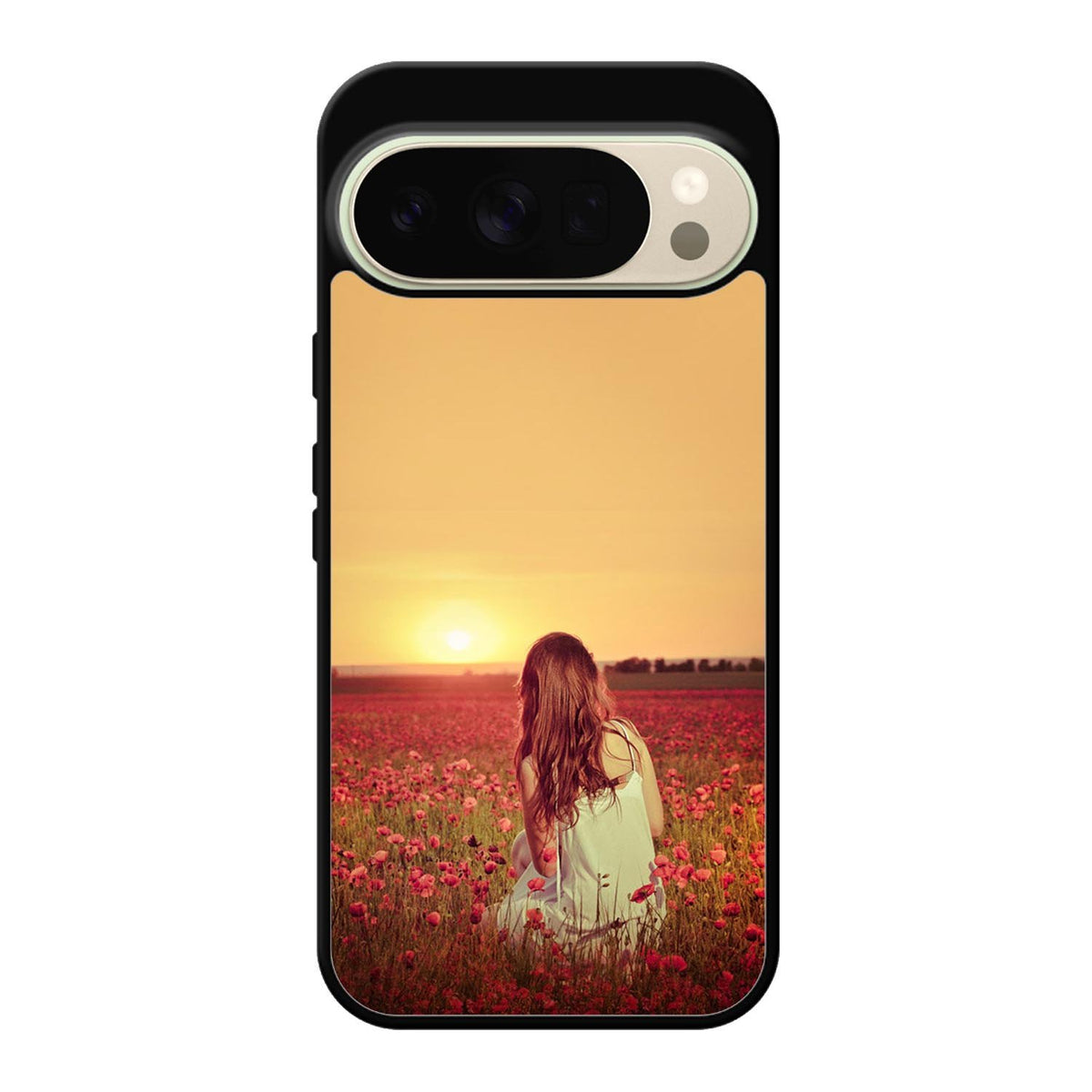 Girl In Red Flowers  X1710 Google Pixel 10 Pro Case