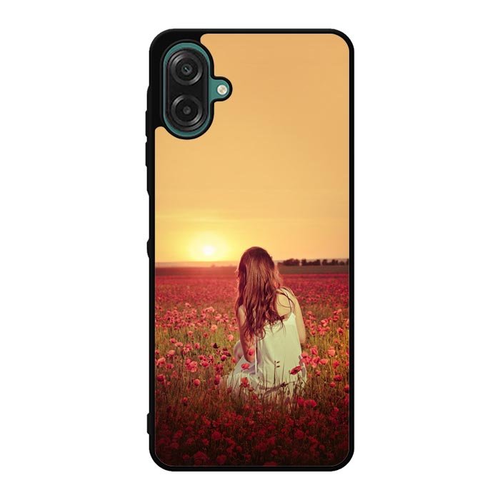 Girl In Red Flowers  X1710 Samsung Galaxy A07 Case