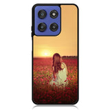 Girl In Red Flowers  X1710 Motorola Moto G Stylus 5G 2025 Case