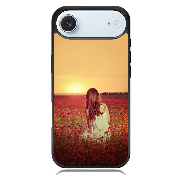 Girl In Red Flowers  X1710 iPhone 17 Air Case