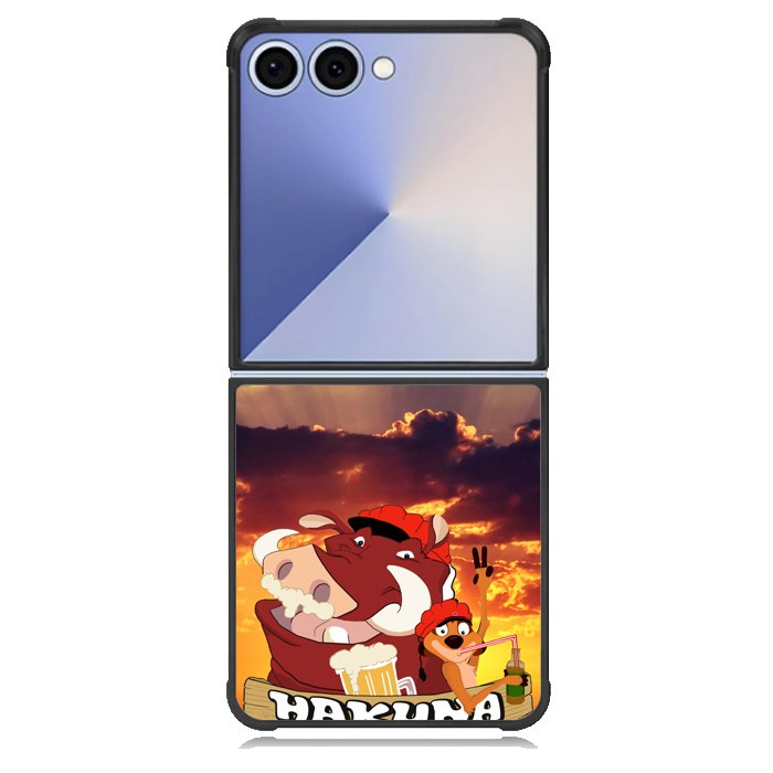 Hakuna Matata Illustration X2339 Samsung Galaxy Z Flip 7 Case