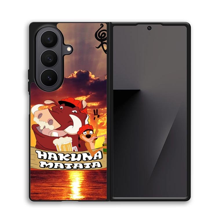 Hakuna Matata Illustration X2339 Samsung Galaxy Z Fold 7 Case