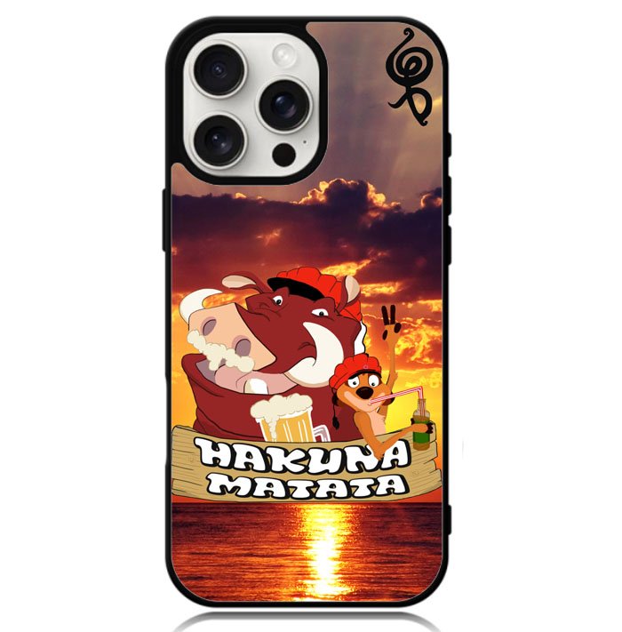 Hakuna Matata Illustration X2339 iPhone 16 Pro Max Case