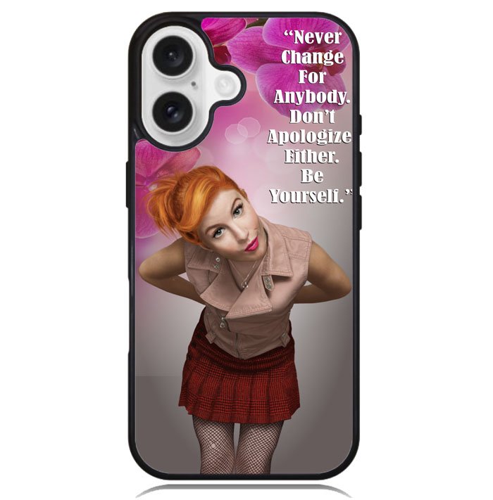 Hayley Williams X2579 iPhone 16 Plus Case
