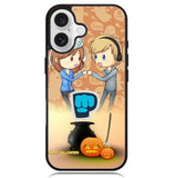Pewdiepie Brofist Halloween X2768 iPhone 16 Plus Case