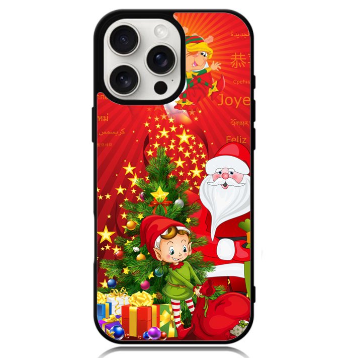Funny Christmas Elf X2853 iPhone 16 Pro Case