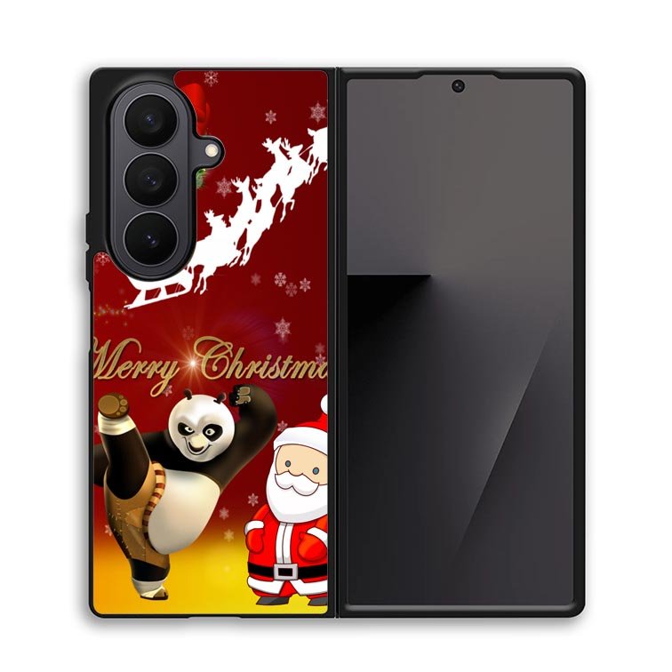 kungfu panda Christmas X2875 Samsung Galaxy Z Fold 7 Case