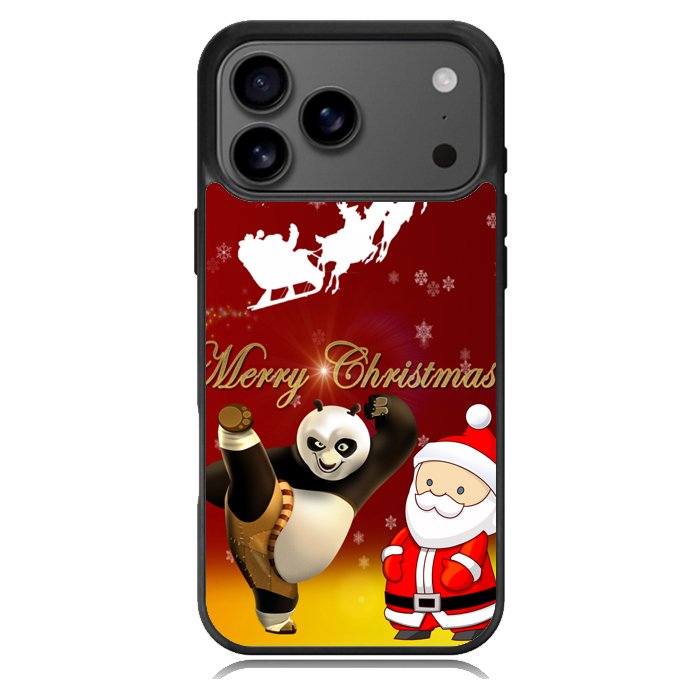kungfu panda Christmas X2875 iPhone 17 Pro Max Case