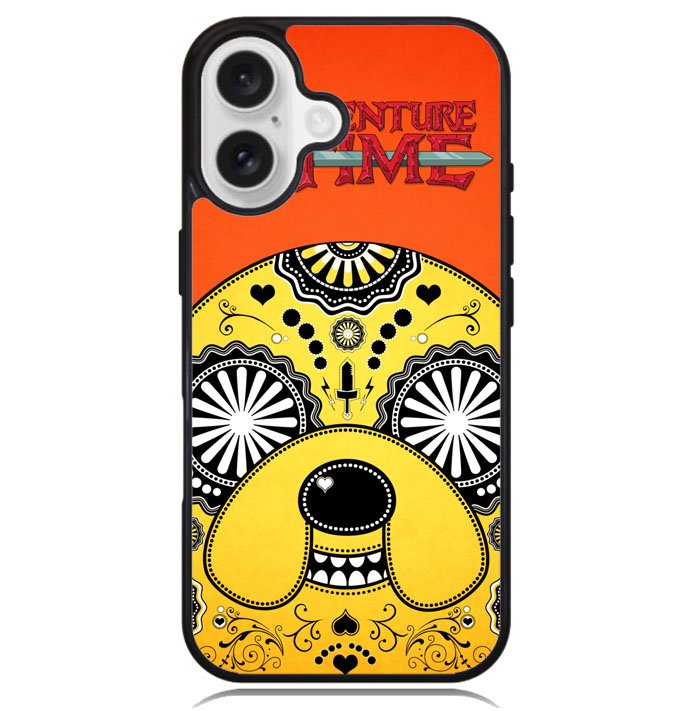 Jake Adventure Time Sugar Skull X2913 iPhone 16 Plus Case
