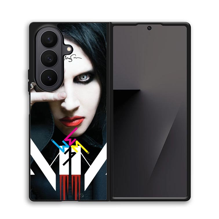 Marilyn Manson Gothic X3546 Samsung Galaxy Z Fold 7 Case