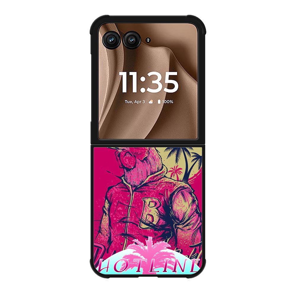 Hotline Miami X3581 Motorola Moto RAZR Plus 2025 Case