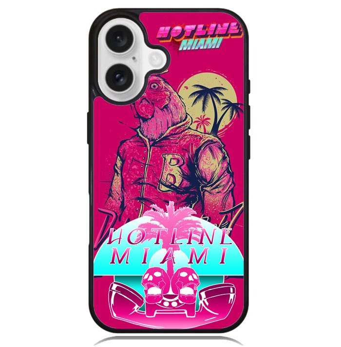 Hotline Miami X3581 iPhone 16 Plus Case