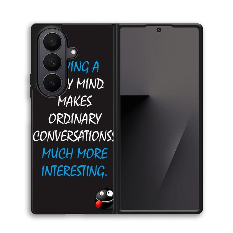 having a dirty mind quotes X3631 Samsung Galaxy Z Fold 7 Case