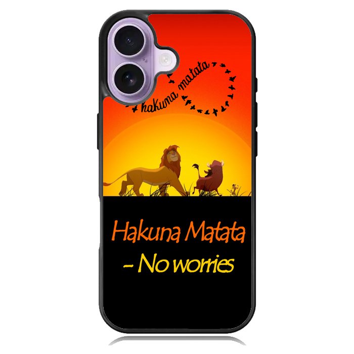Hakuna Matata No Worries  X3644 iPhone 17 Case