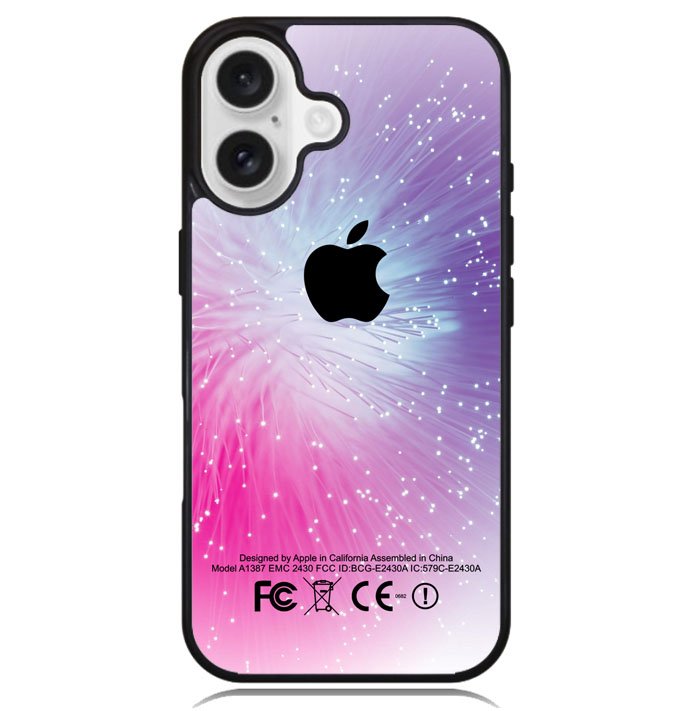 Pink Lilac White Blue X3898 iPhone 16 Case