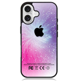 Pink Lilac White Blue X3898 iPhone 16 Plus Case