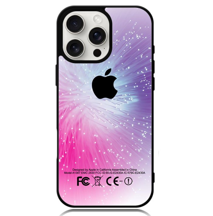 Pink Lilac White Blue X3898 iPhone 16 Pro Case