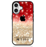 Red And Silver X3899 iPhone 16 Case