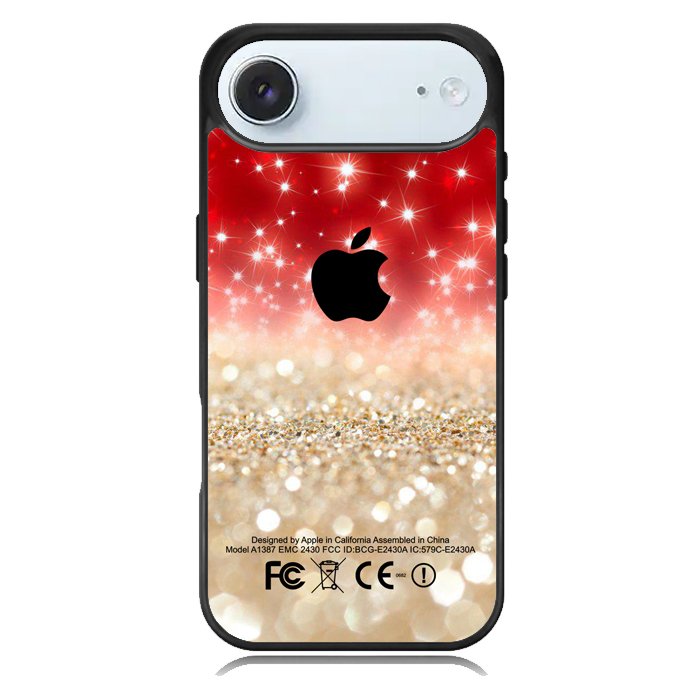 Red And Silver X3899 iPhone 17 Air Case