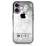 Silver Glitter X3897 iPhone 17 Case