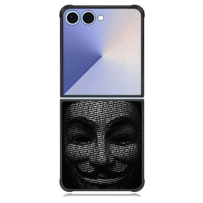 Guy Fawkes Mask Anonymous  X4173 Samsung Galaxy Z Flip 7 Case