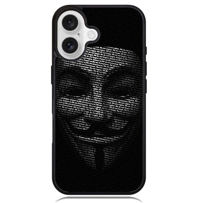 Guy Fawkes Mask Anonymous  X4173 iPhone 16 Plus Case
