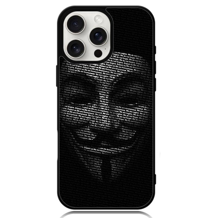 Guy Fawkes Mask Anonymous  X4173 iPhone 16 Pro Max Case