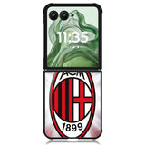 Ac Milan X4181 Motorola Moto Razr+ Plus 2024/2025 Case, Motorola Razr 50 Ultra/50s Ultra Case