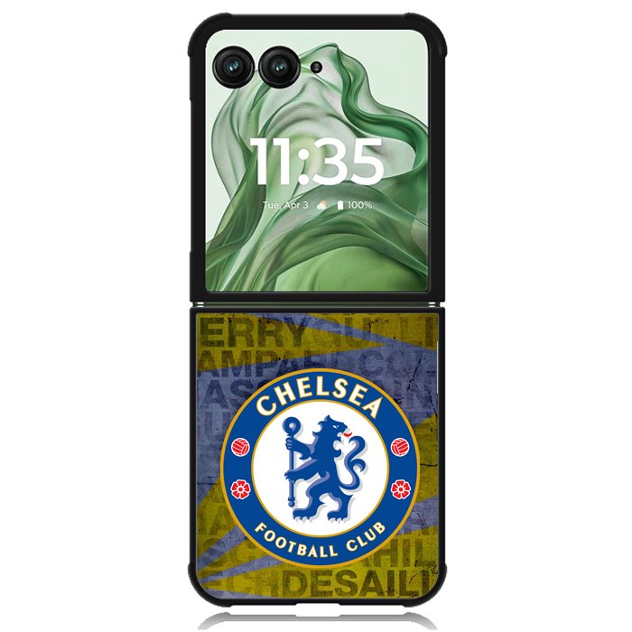 Chelsea Logo X4261 Motorola Moto Razr+ Plus 2024/2025 Case, Motorola Razr 50 Ultra/50s Ultra Case