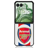 Arsenal X4288 Motorola Moto Razr+ Plus 2024/2025 Case, Motorola Razr 50 Ultra/50s Ultra Case