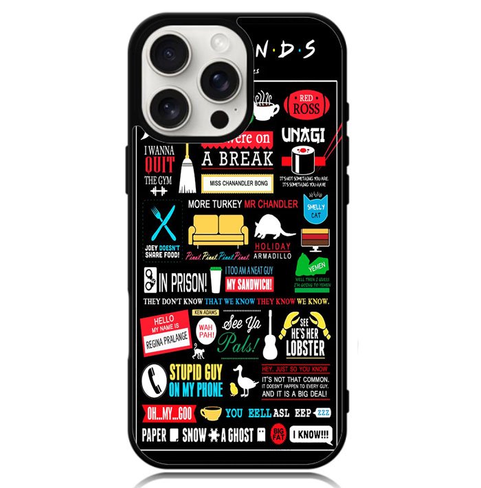 Friends TV Show X4372 iPhone 16 Pro Max Case