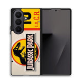 Jurassic Park Jeep License X4378 Samsung Galaxy Z Fold 7 Case