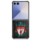 Liverpool fc wood X4394 Samsung Galaxy Z Flip 7 Case