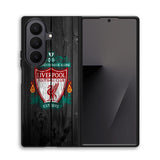 Liverpool fc wood X4394 Samsung Galaxy Z Fold 7 Case