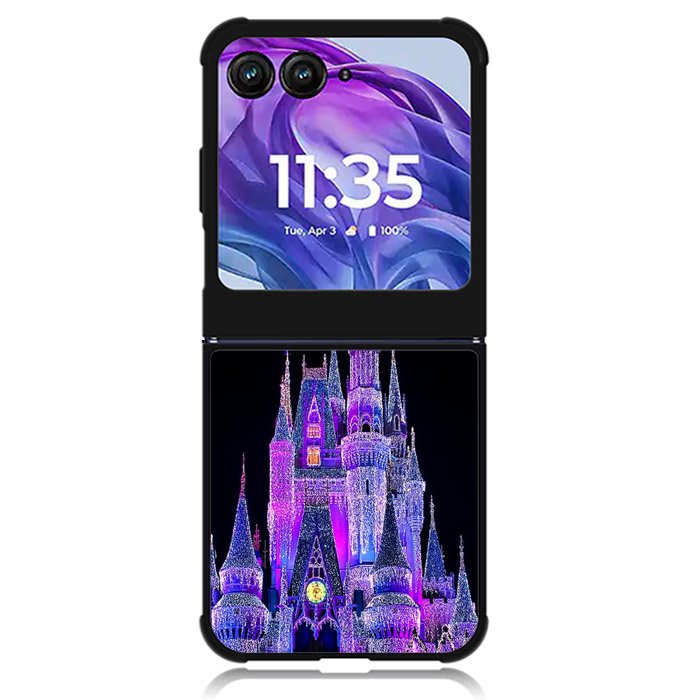 Disney Castle Night Lights 2nd Motorola Moto Razr 2024 , Moto Razr 50 Case